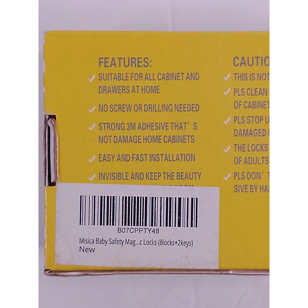 Misica Baby Safety Magnetic Cabinet & Drawer Locks - 8 Locks 2 Keys - Brand New - Picture 3 of 9